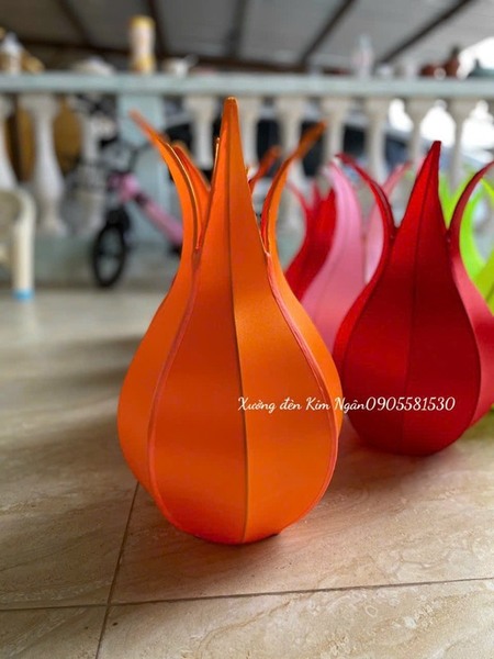 Đèn lồng hoa tulip