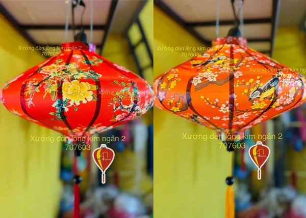 Đèn lồng Hội An hình đĩa bay