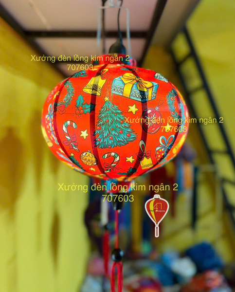 Đèn lồng Hội An trang trí Giáng Sinh