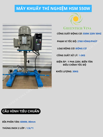 Máy khuấy nghiền thí nghiệm HSM-1100b-5