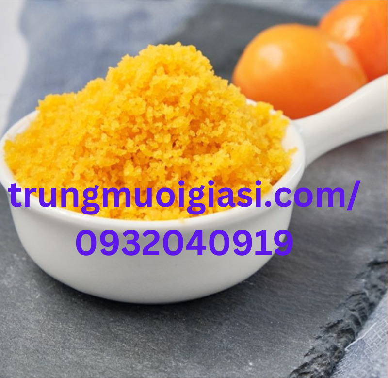 Bột trứng muối