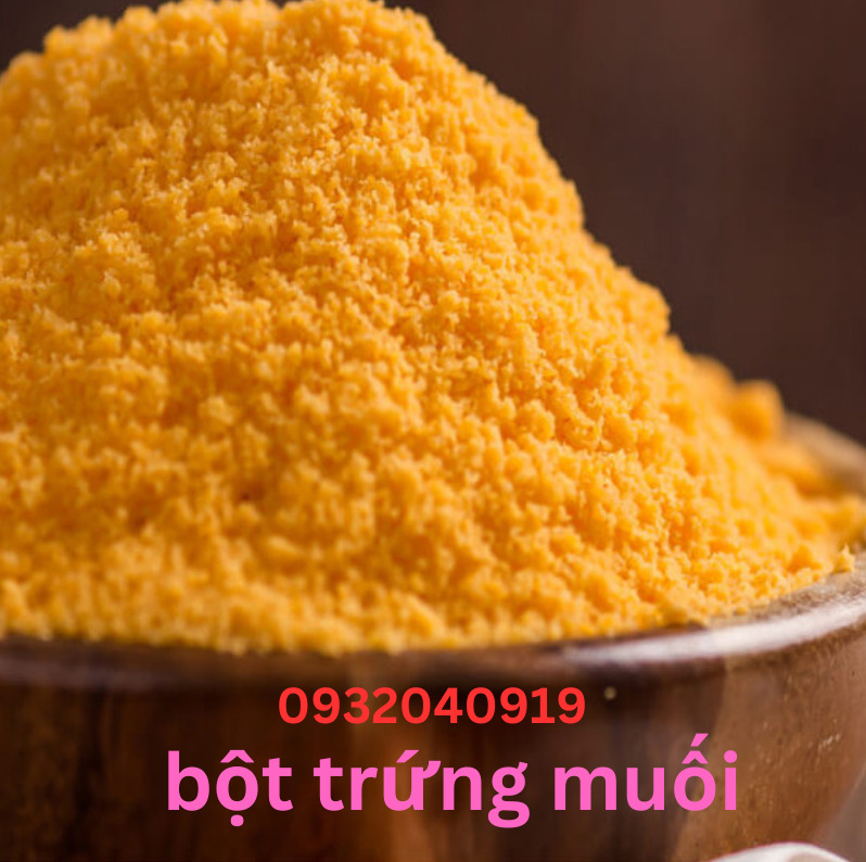 Bột trứng muối