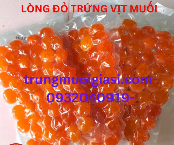 Lỏng đỏ trứng muối