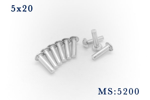 Rive tán nhôm 5x20