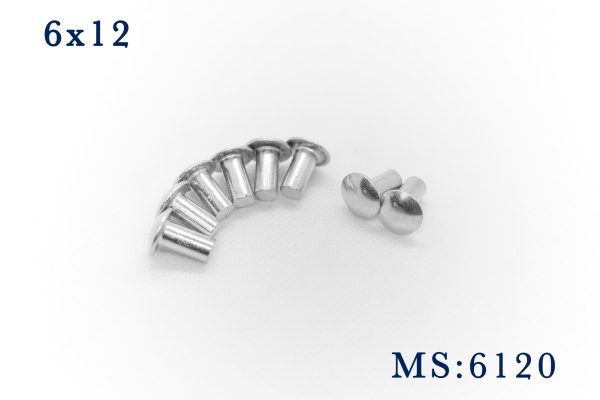 Rive tán nhôm 6x12