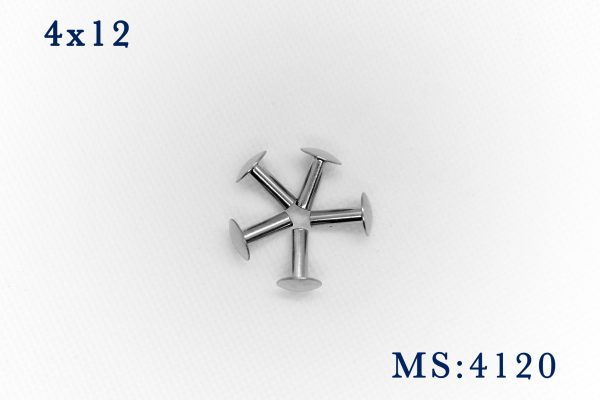 Rive lỗ sắt 4x12