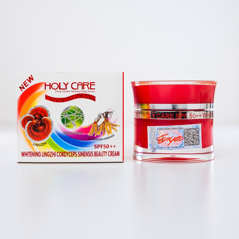 Kem đông trùng hạ thảo nấm linh chi Holy Care 9 tác dụng - Mỹ Phẩm Dưỡng Da True Beauty - Công Ty TNHH Thương Mại Dịch Vụ True Beauty