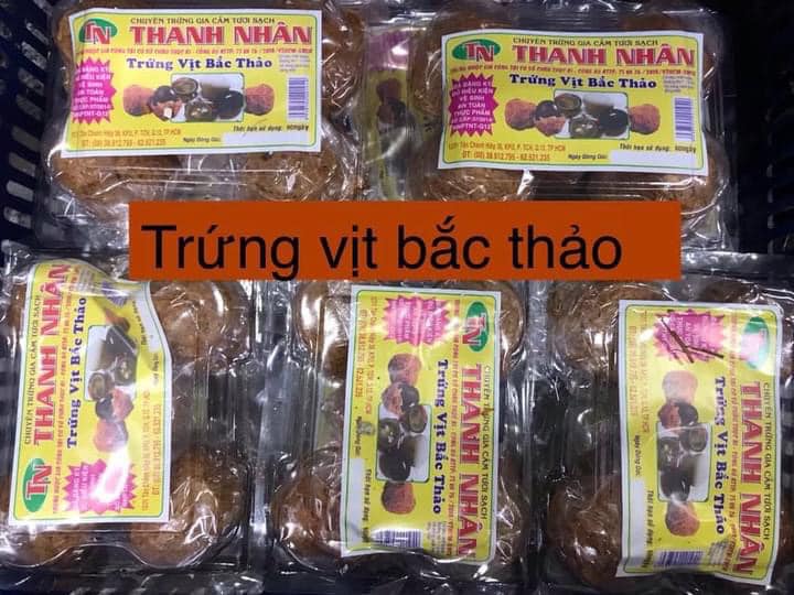 Trứng vịt bắc thảo - Trứng Thanh Nhân - Cơ Sở Trứng Thanh Nhân