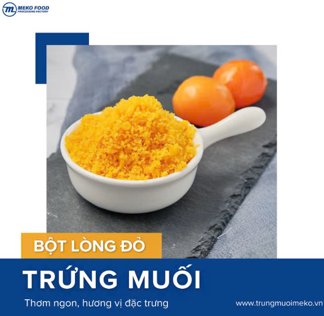 Bột lòng đỏ trứng muối