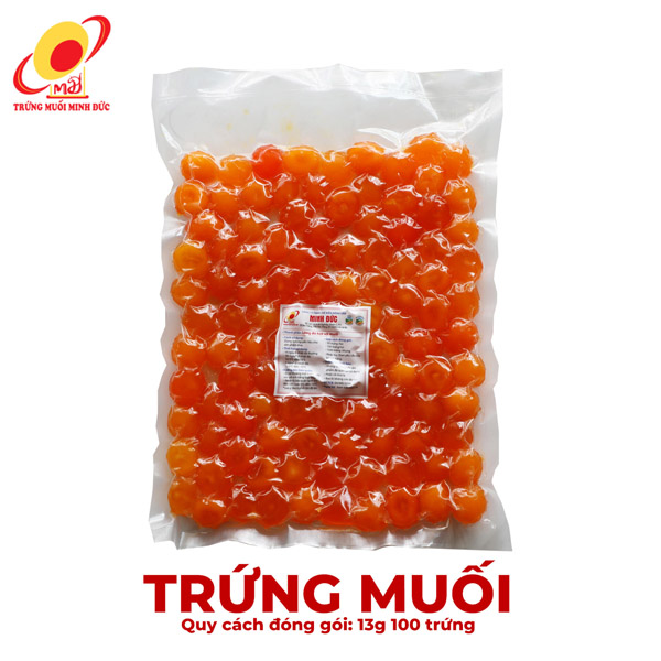 Trứng muối Minh Đức 13g (100 trứng)