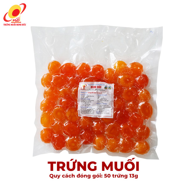 Trứng muối Minh Đức 13g (50 trứng)