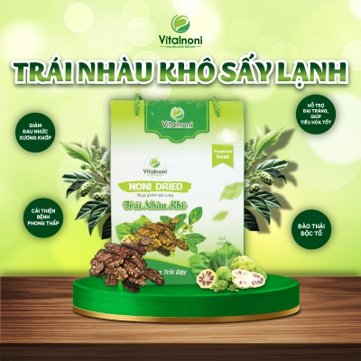 Trà nhàu khô sấy lạnh - Công Ty TNHH Đầu Tư Sản Xuất - Thương Mại Dịch Vụ Vital
