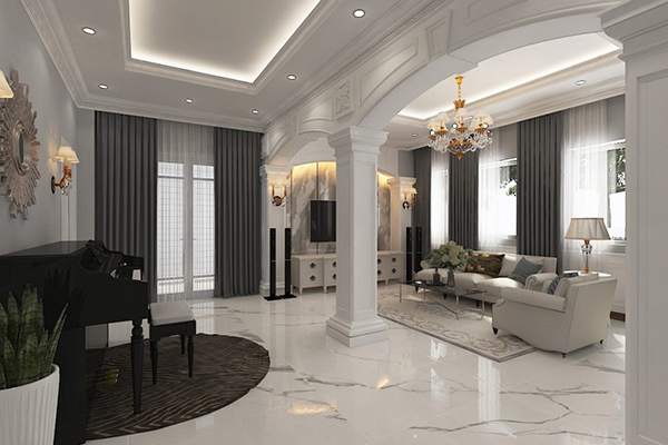 Thiết kế nội thất phòng khách - Thiết Kế Xây Dựng A Group - Công Ty TNHH Kiến Trúc Quy Hoạch Xây Dựng A-Group