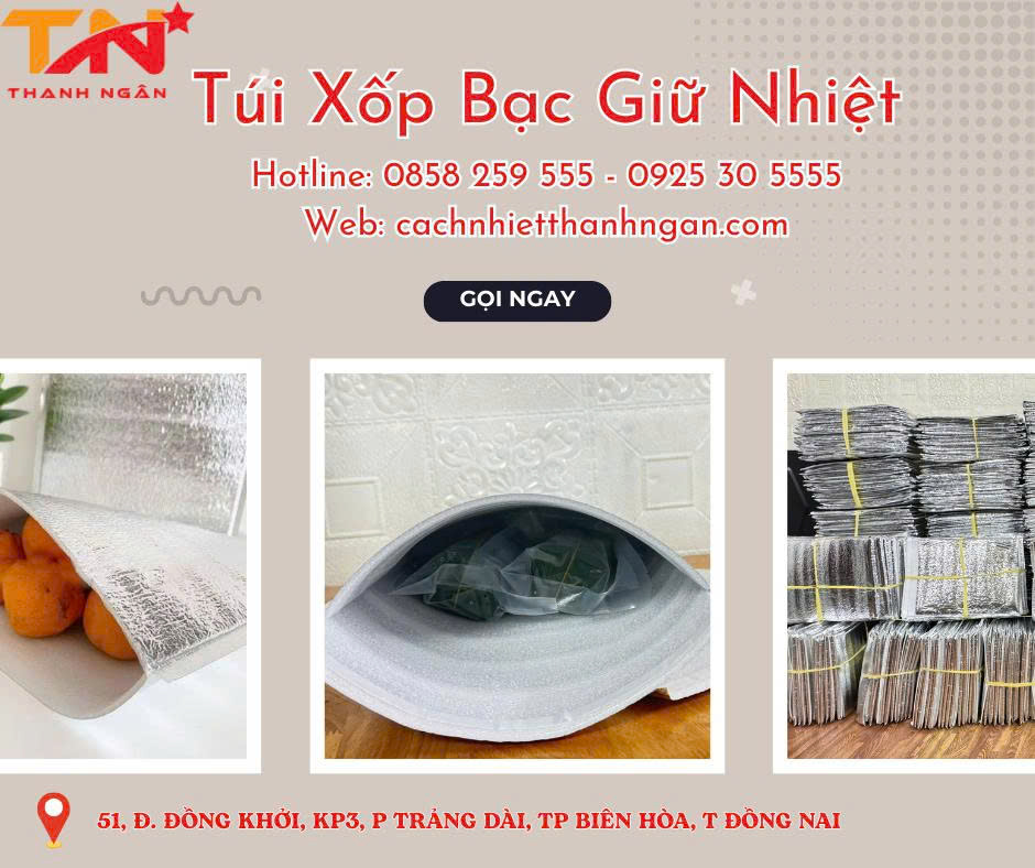 Túi xốp bạc giữ nhiệt