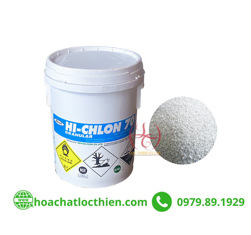 Chlorine Hi-Chlon 70% - Hóa Chất Công Nghiệp Lộc Thiên - Công Ty TNHH Đầu Tư Phát Triển Lộc Thiên