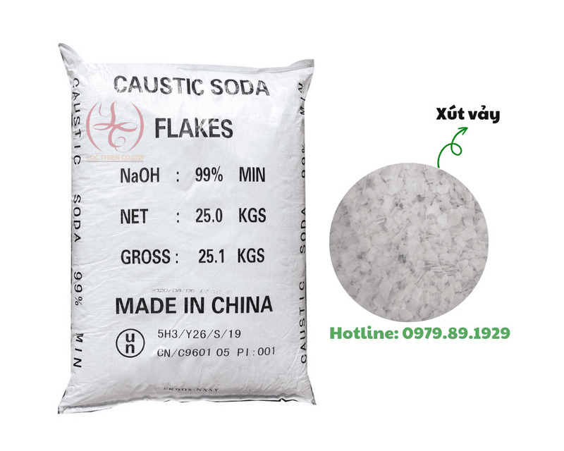 Xút vảy NaOH 99% - Hóa Chất Lộc Thiên - Công Ty TNHH Đầu Tư Phát Triển Lộc Thiên