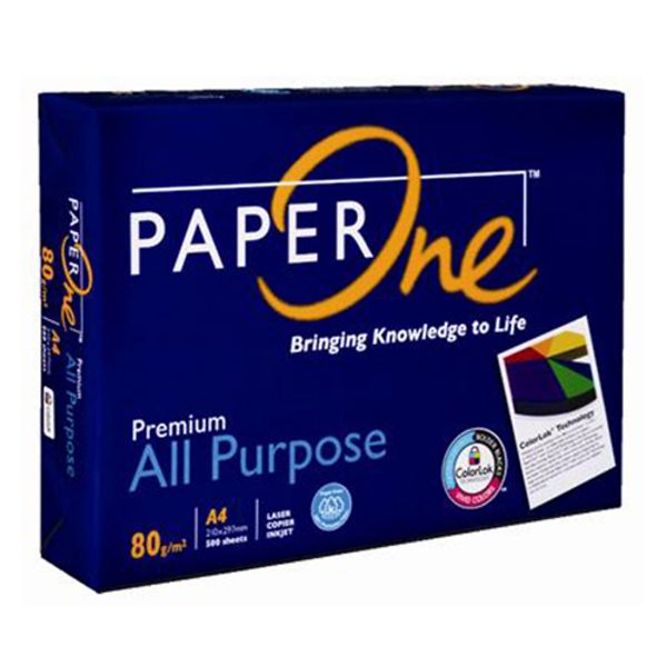 Giấy A4 Paper One ĐL80 - Văn Phòng Phẩm Tường Nguyên - Công Ty TNHH Thiết Bị Văn Phòng Tường Nguyên