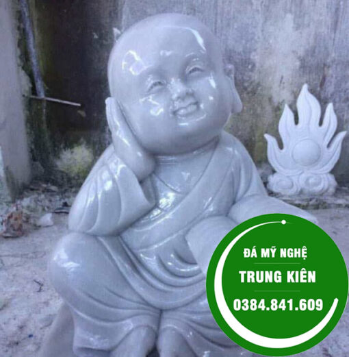 Tượng Chú Tiểu dễ thương bằng đá - Cơ Sở Điêu Khắc Trung Kiên