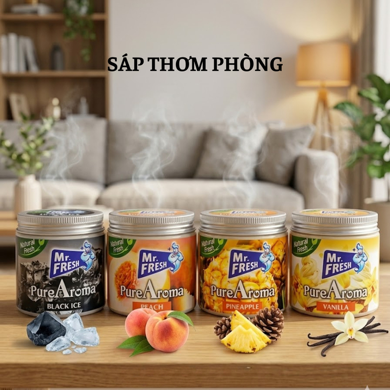 Sáp thơm Pure Aroma Mr Fresh 230g