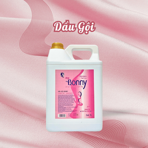 Can 5l Bonny, can dầu gội, sữa tắm, nước rửa tay