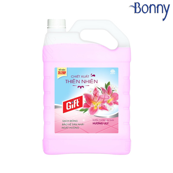 Nước lau sàn Gift đậm đặc can 3.8L