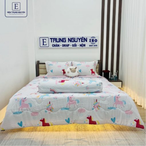 Bộ drap Tencel Trung Nguyên 1m4 x 2m - Nệm Trung Nguyên - Công Ty TNHH Nệm Trung Nguyên