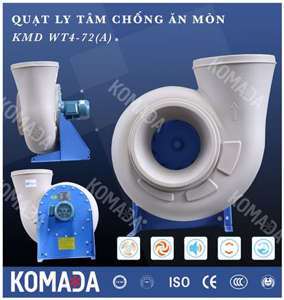 Quạt li tâm chống ăn mòn KMD WT4-72A