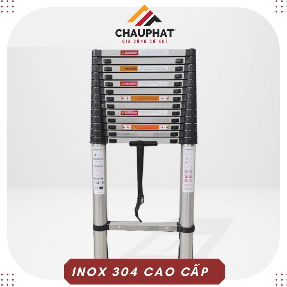 Thang ghế inox 8 bậc