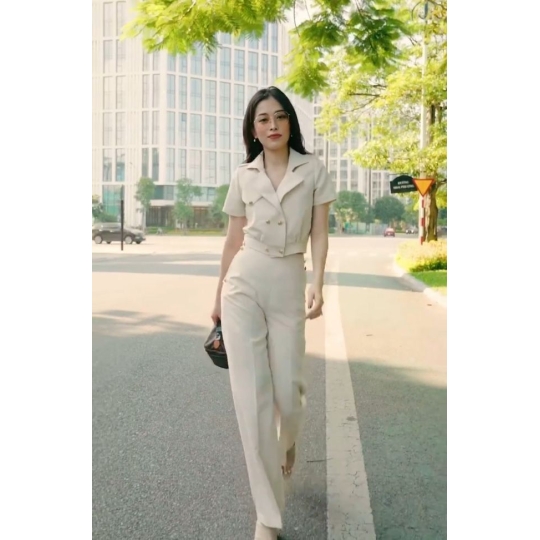 Đồng phục quần tay nữ