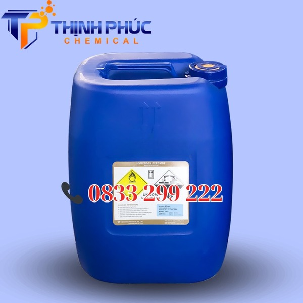 Oxy già công nghiệp H2O2 50% - Hóa Chất Công Nghiệp Thịnh Phúc - Công Ty TNHH Xuất Nhập Khẩu Hóa Chất Thịnh Phúc
