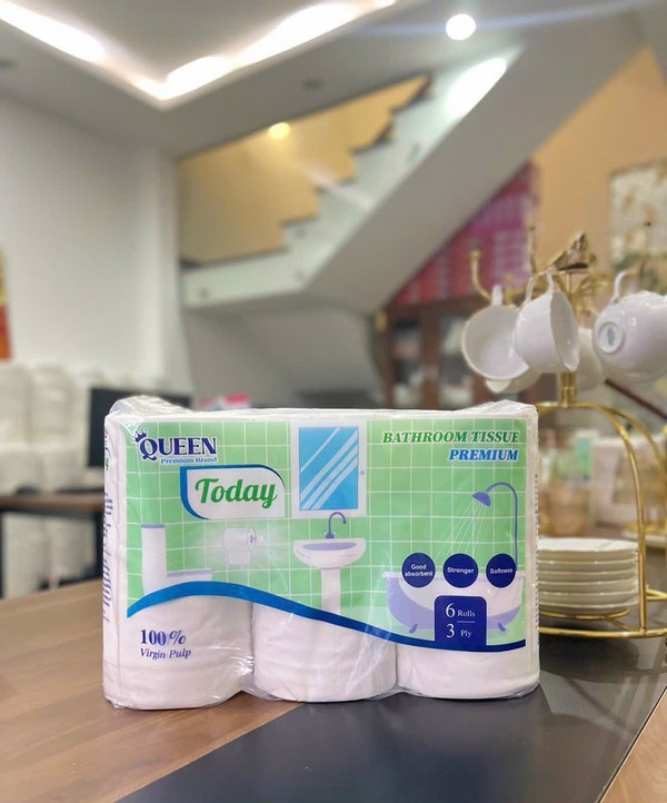 Giấy vệ sinh không lõi - Queen Paper - Công Ty TNHH Vũ Gia HDP