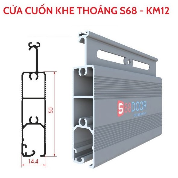 Cửa cuốn khe thoáng KM12