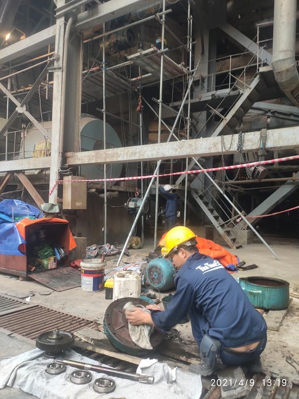 Đại tu Palăng quạt gió DC - Dịch Vụ Sửa Chữa Thái Thịnh - Công Ty TNHH Dịch Vụ Xây Lắp Thái Thịnh