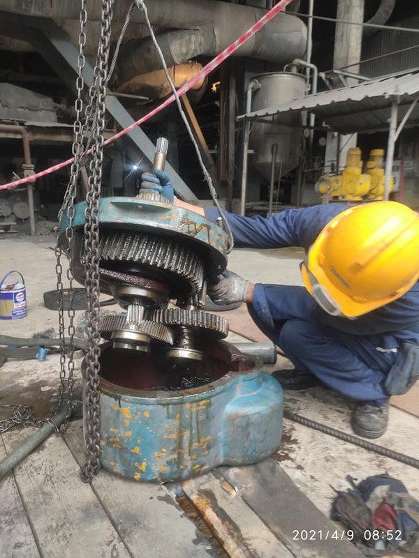 Đại tu Palăng quạt gió DC - Dịch Vụ Sửa Chữa Thái Thịnh - Công Ty TNHH Dịch Vụ Xây Lắp Thái Thịnh
