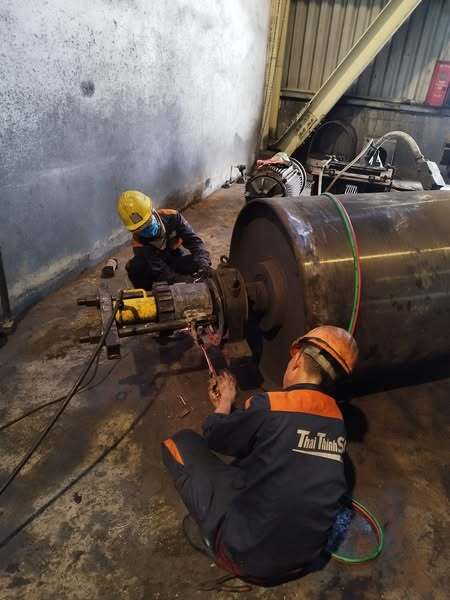 Đại tu hệ thống băng tải thân nhiệt điện Hải Phòng - Dịch Vụ Sửa Chữa Thái Thịnh - Công Ty TNHH Dịch Vụ Xây Lắp Thái Thịnh