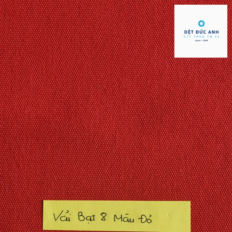 Vải bạt 8 màu đỏ