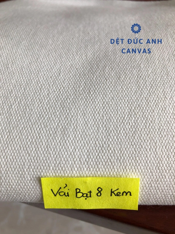Vải bạt 8 màu kem
