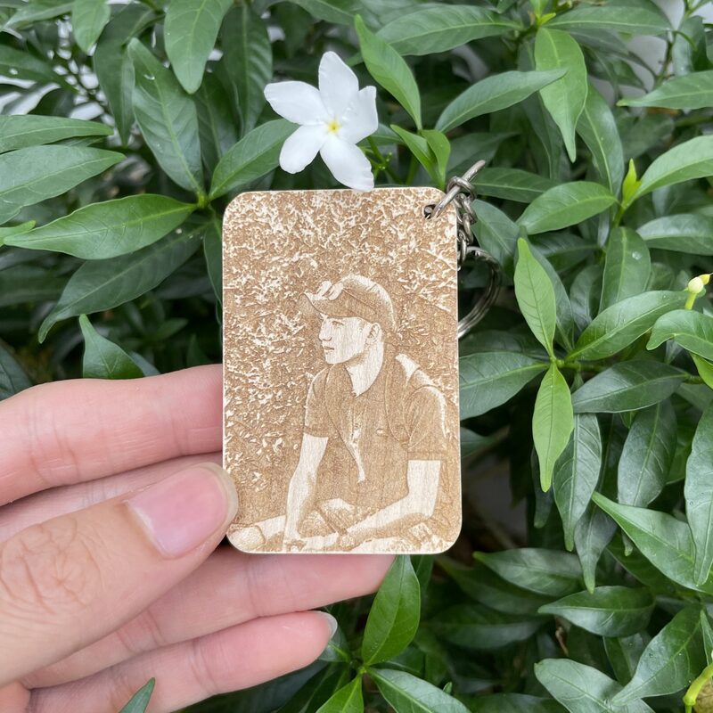 Móc khóa gỗ