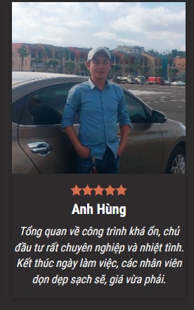 Khách hàng phản hồi về chúng tôi - Nhà Thầu Xây Dựng Thu Phát - Công Ty TNHH XD SX TM DV Thu Phát