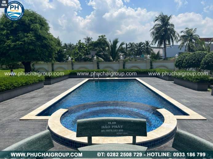 Hồ bơi anh Việt - TP.HCM - Thiết Kế Xây Dựng Hồ Bơi Phúc Hải - Công Ty TNHH Xây Dựng Thương Mại  Kỹ Thuật Phúc Hải