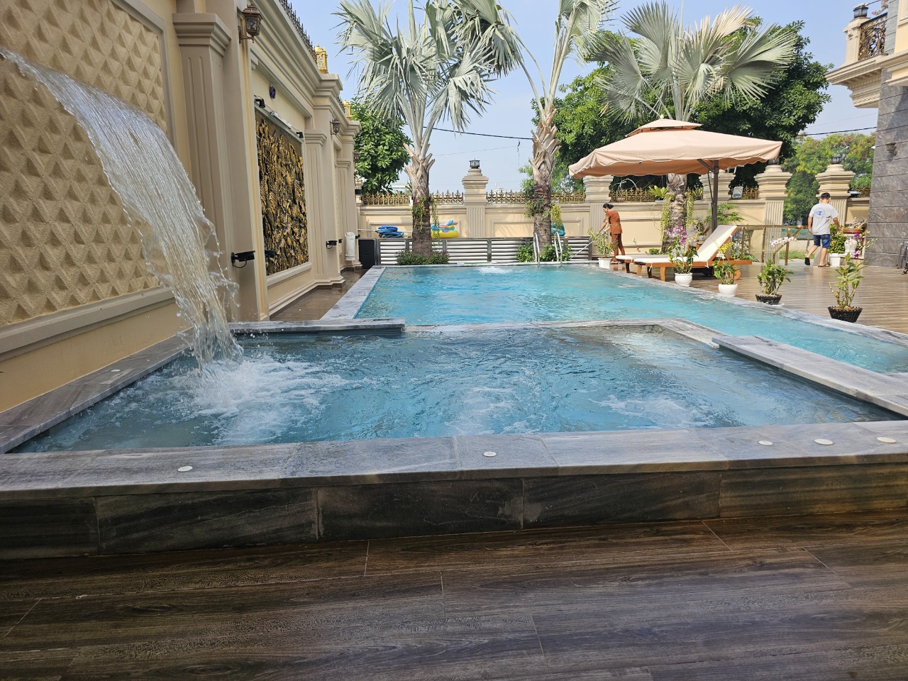 Hồ bơi gia đình - Thiết Kế Xây Dựng Hồ Bơi Phúc Hải - Công Ty TNHH Xây Dựng Thương Mại  Kỹ Thuật Phúc Hải