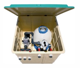 Máy lọc không đường ống - Thiết Kế Xây Dựng Hồ Bơi Phúc Hải - Công Ty TNHH Xây Dựng Thương Mại  Kỹ Thuật Phúc Hải