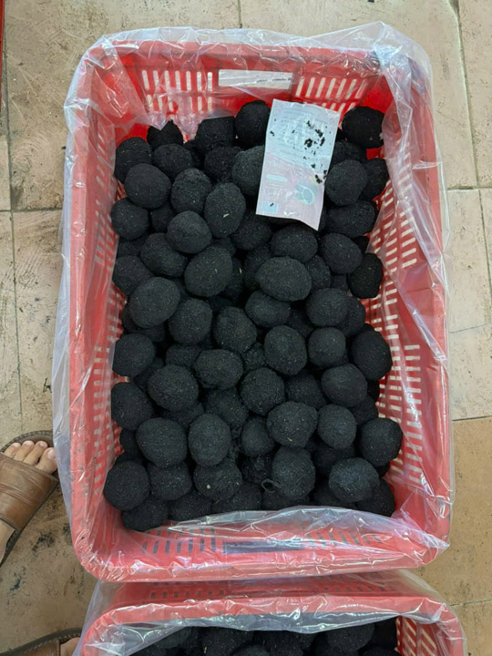 Trứng muối thành phẩm