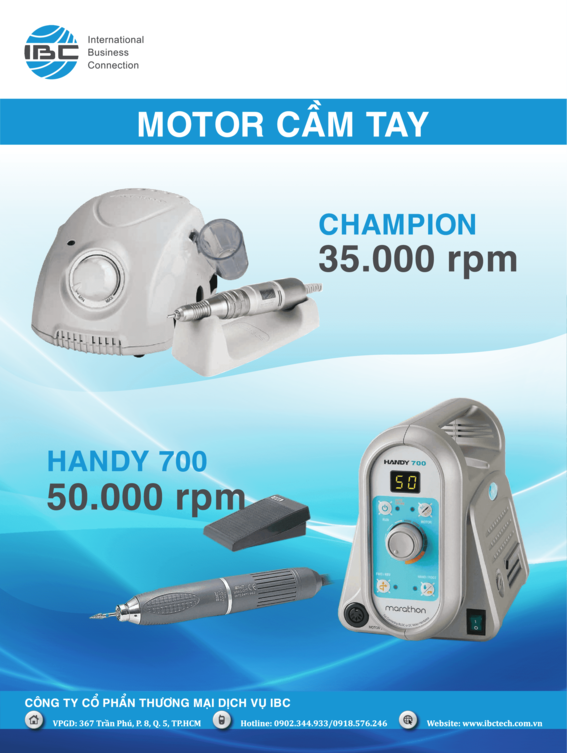 Motor cầm tay - Công Ty Cổ Phần Thương Mại Dịch Vụ IBC