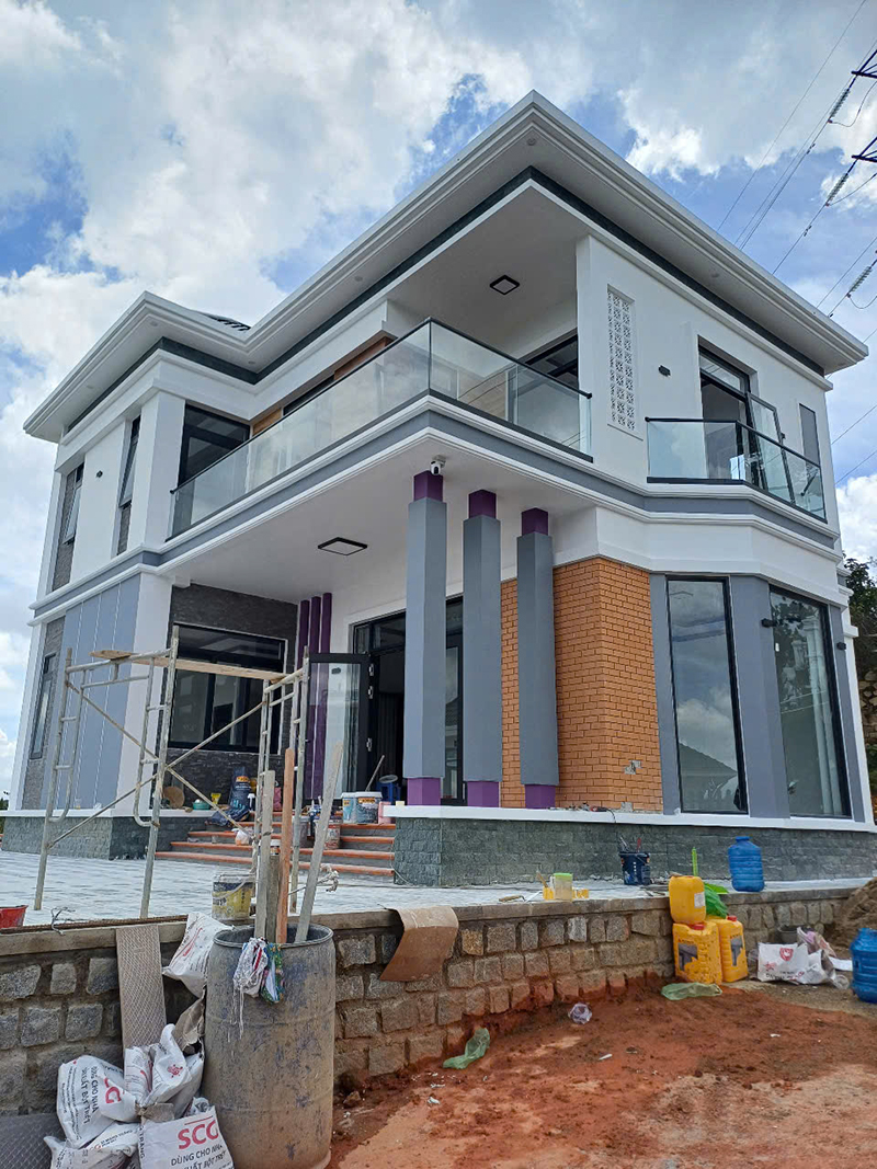Công trình nhà phố đã thi công
