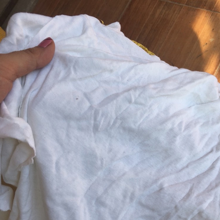 Giẻ lau cotton trắng