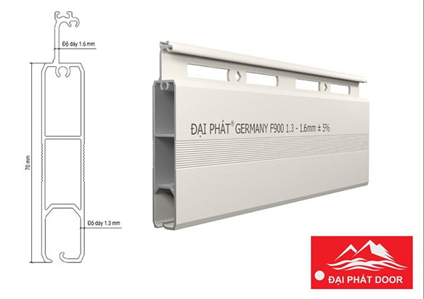 Cửa cuốn khe thoáng Đại Phát F900 Fortuner - Cửa Cuốn Đại Phát - Công Ty TNHH Sản Xuất Và Thương Mại Cửa Cuốn Đại Phát