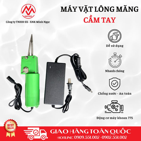 Máy vặt lông măng cầm tay