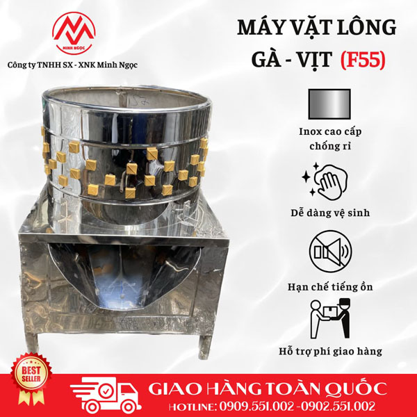 Máy vặt lông gà vịt phi 55 (F55)