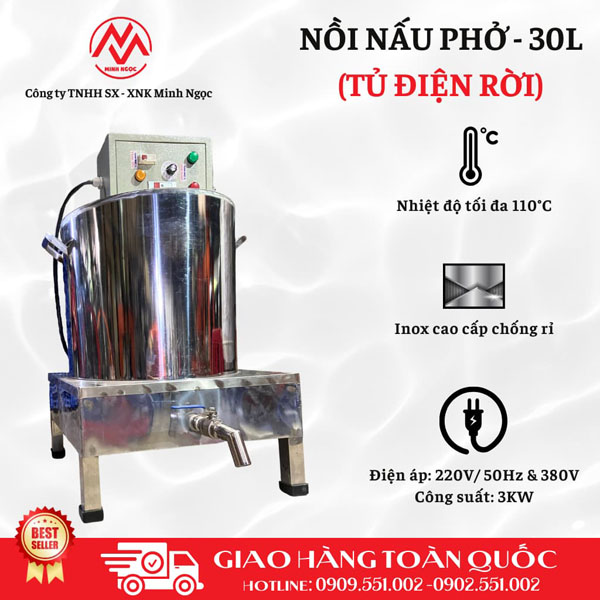 Nồi nấu phở 30L